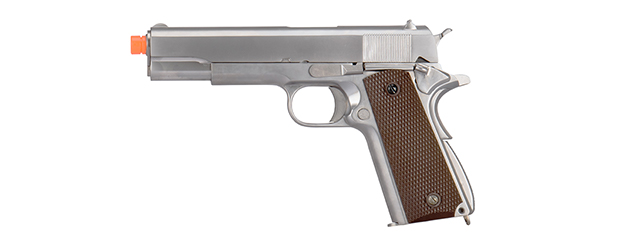 M1911 Metal GBB Pistol - CO2 Version (Chrome)