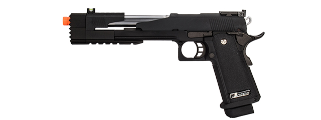 WE-Tech Hi-Capa 7.0 "Dragon" Long Slide Full Auto Gas Blowback Pistol w/ Standard Grip (Black)