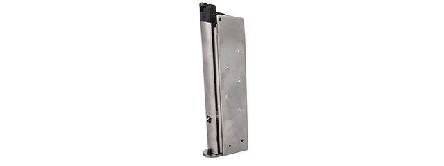 WE-Tech 15 Round 1911 Single Stacked GBB Airsoft Magazine (Silver)