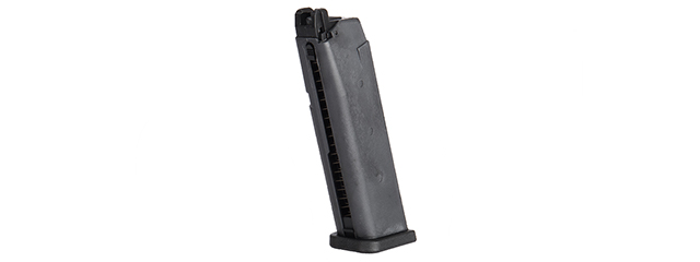 WE Tech G17 / G18 25rd Nylon Polymer Gas Blowback Magazine (Black)