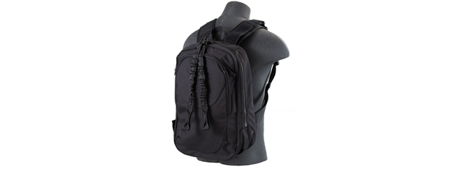 G-Force Dual Purpose Tactical Backpack & Vest (Color: Black)