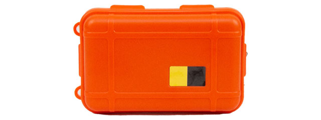 Nylon Polymer Padded Accessory Case (Color: Orange)