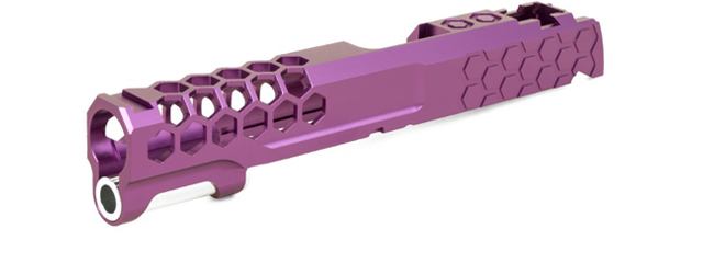 Airsoft Masterpiece EDGE Custom "Hive" Standard Slide for Hi-Capa/1911 (Color: Purple)
