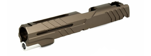 Airsoft Masterpiece Custom "Alpha" Standard Slide for Hi-Capa Pistols (Color: Bronze)