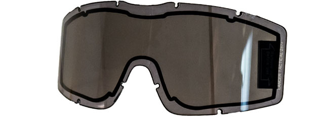 Lancer Tactical Double Pane Replacement Lens for CA-223 Goggles (Color: Black)