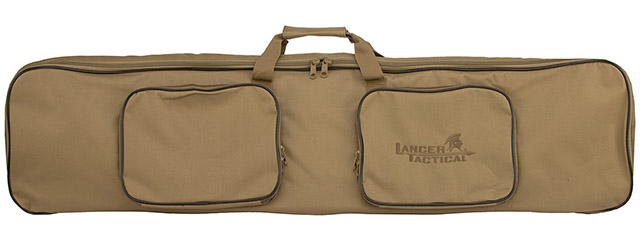 Lancer Tactical 1000D Nylon Polymer 47" Gun Bag (Color: Tan)