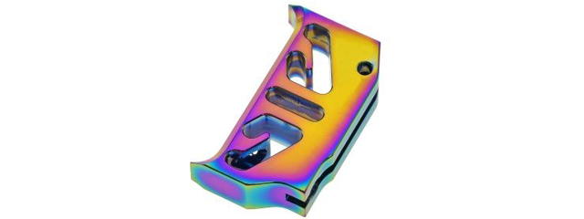 CowCow T2 Aluminum Trigger for Tokyo Marui Hi-Capa/1911 GBB Pistols (Color: Rainbow)