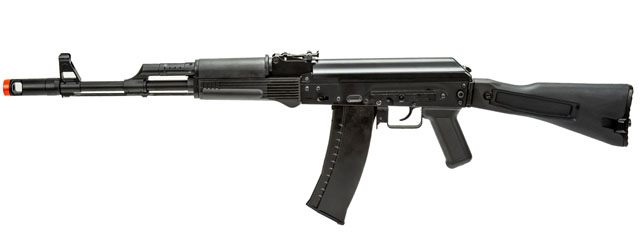 WellFire AK74 Co2 Blowback Airsoft Rifle with Folding Stock (Color: Black)