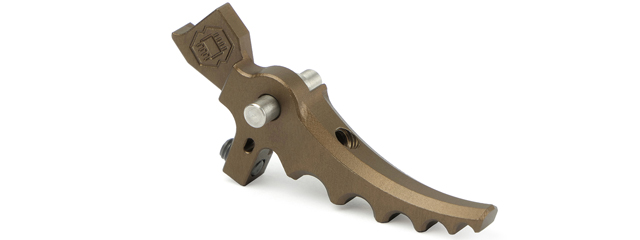 Gate Nova 2C1 CNC Machined Aluminum Adjustable Trigger (Color: Matte Dark Earth)