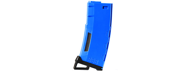 Lancer Tactical 130 Round High Speed Mid-Cap Magazine (Color: Blue)