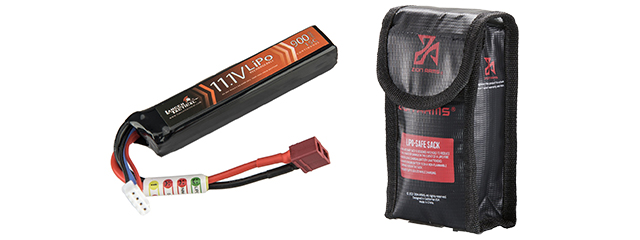 Lancer Tactical 11.1v 900mAh 15C Lipo Battery (Deans Connector)