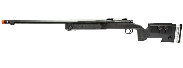 WellFire MB17B Airsoft Bolt Action Sniper Rifle (Color: Black)