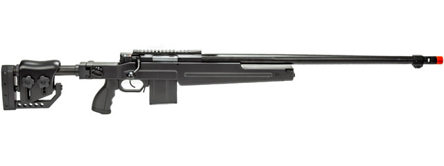 WellFire MB4415B Bolt Action Airsoft Sniper Rifle (Color: Black)