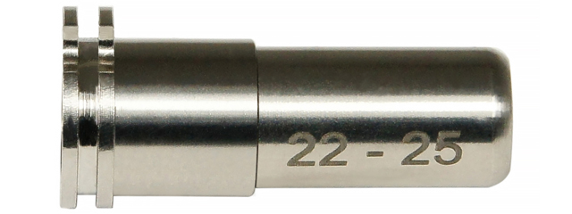 Maxx Model CNC Titanium Adjustable Air Seal Nozzle 22mm - 25mm for Airsoft AEG