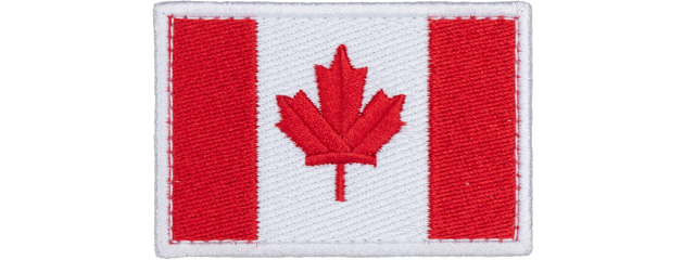 Embroidered Canadian Flag Patch (Full Colors)