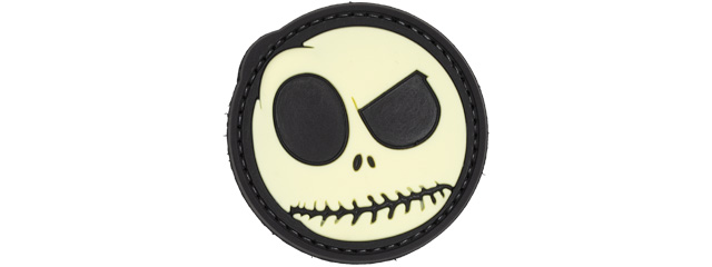 Glow in the Dark Big Nightmare Smiley PVC Patch