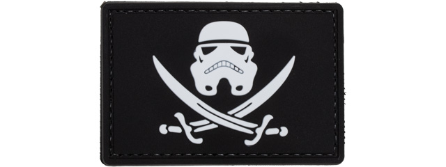 Star Wars Stormtrooper with Swords PVC Patch (Color: Black)