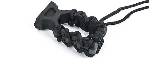 Ranger Armory Paracord Vertical Grip for KeyMod and M-LOK (Color: Black)