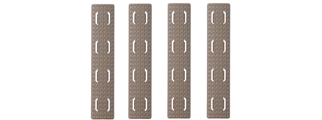 Ranger Armory M-LOK Rail Cover (Pack of 4 / Color: Tan)