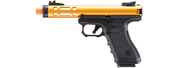 WE-Tech Galaxy G-Series Gas Blowback Airsoft Pistol (Color: Gold)