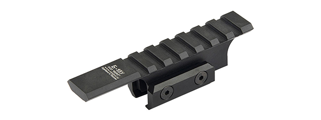 Atlas Custom Works B-18U Elongated Classic Upper Rail for AKS-74U Series Airsoft AEG Rifle (Color: Black)