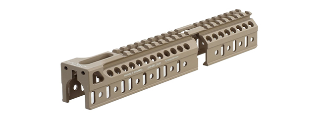 Atlas Custom Works B-30U Railed Handguard for AK Airsoft AEG Rifles (Color: Desert Tan)