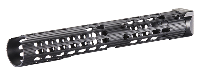 Atlas Custom Works VS-24 AK KeyMod Long Tubular Aluminum Handguard for CYMA (Color: Black)