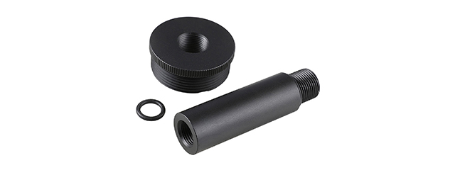 Atlas Custom Works Putnik Style Dummy Silencer to Tracer Adapter (Color: Black)