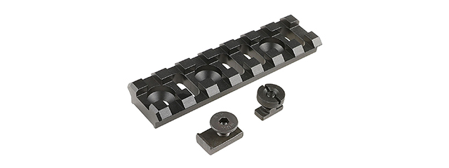 Atlas Custom Works B-2U Picatinny Rail Segment for M-LOK Rails (Color: Black)