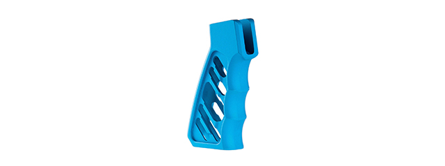 Atlas Custom Works CNC LWP Grip for M4 Airsoft Gas Blowback Rifle (Color: Blue)