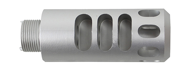 Atlas Custom Works Type 2 Muzzle Compensator for TM Hi-Capa Gas Blowback Pistol (Color: Silver)