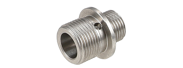 Atlas Custom Works 11mm CW to 14mm CCW Stainless Steel Adapter (Color: Silver)