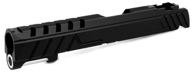 Airsoft Masterpiece Custom "Diva" Aluminum Standard Slide for Hi-Capa/1911 Gas Blowback Pistols (Color: Black)