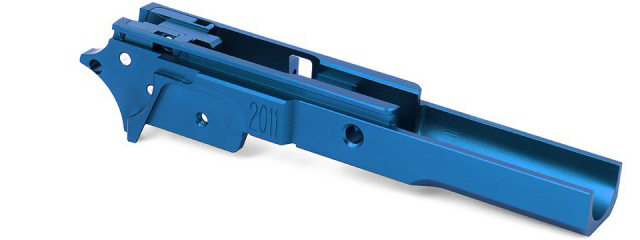 Airsoft Masterpiece 2011 S Style 3.9 Aluminum Advance Frame for Hi-Capa (Color: Blue)