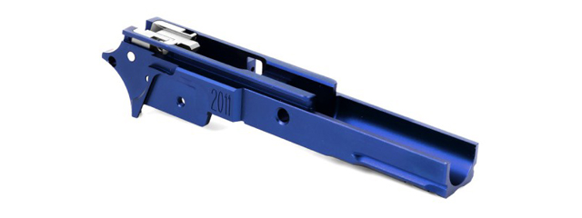 Airsoft Masterpiece 2011 3.9 Aluminum Frame w/ Rail for Hi-Capa (Color: Blue)