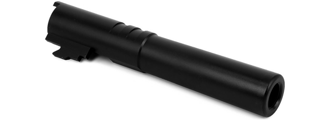 Airsoft Masterpiece .45 ACP Steel Threaded Fixed Outer Barrel for Hi-Capa 4.3 (Color: Black)