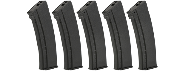 Arcturus AK74 Bakelite 30/135 Round Mid-Capacity EMM Magazine (Pack of 5)