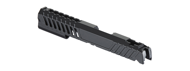 Army Armament Lightweight CNC Aluminum Slide for R605 GBB Airsoft Pistols (Color: Black)
