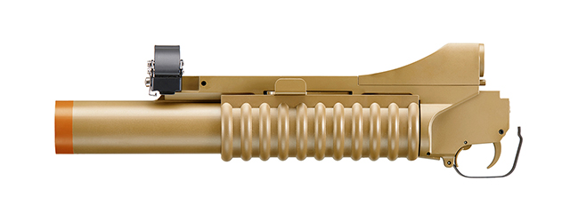 Double Bell M203 Long Type Airsoft Gas Grenade Launcher (Color: Tan)