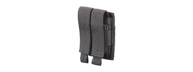 Code 11 Molle Double Pistol Magazine Pouch (Color: Black)