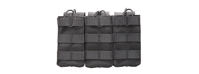 Code 11 M4 Open Top Triple Magazine Pouch (Color: Black)