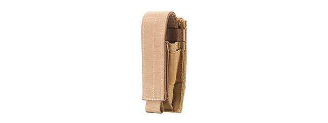 Code 11 Single Pistol Magazine Pouch (Color: Tan)