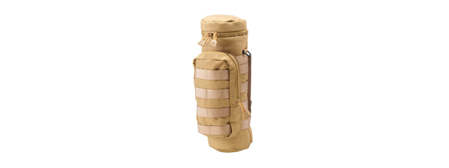 Code 11 Molle Water Bottle Hydration Pouch (Color: Tan)