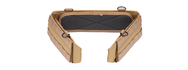 Code 11 Molle Slim Tactical Battle Belt (Color: Tan)