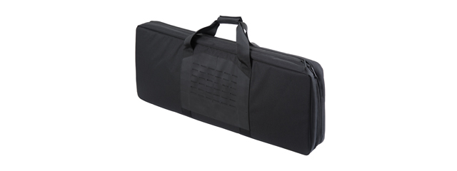 Code 11 36 Inch Rifle Bag with Laser Cut Molle Panel (Color: Black)