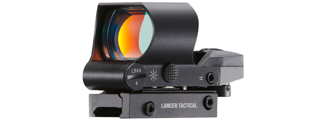 Lancer Tactical Holographic Red Dot Reflex Sight (Color: Black)