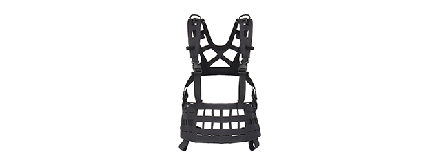 Lightweight SPC Tactical Chest Rig (Color: Black)