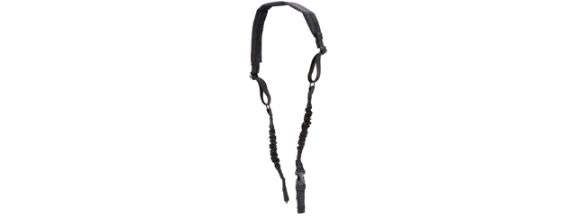 Lancer Tactical Heavy Duty Foam Padded Two Point Sling w/ QD Buckle (Color: Black)