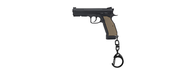 Tactical Detachable Mini Pistol Keychain (Color: Black)