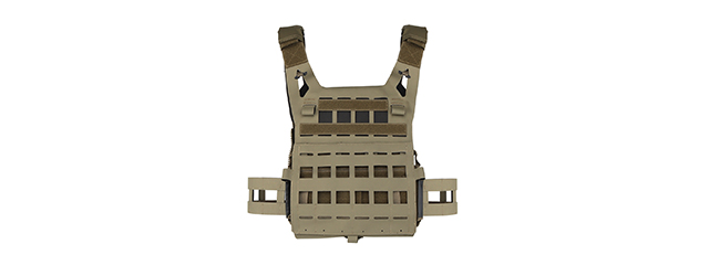 Lightweight SPC Laser Cut Tactical Vest (Color: Ranger Green)